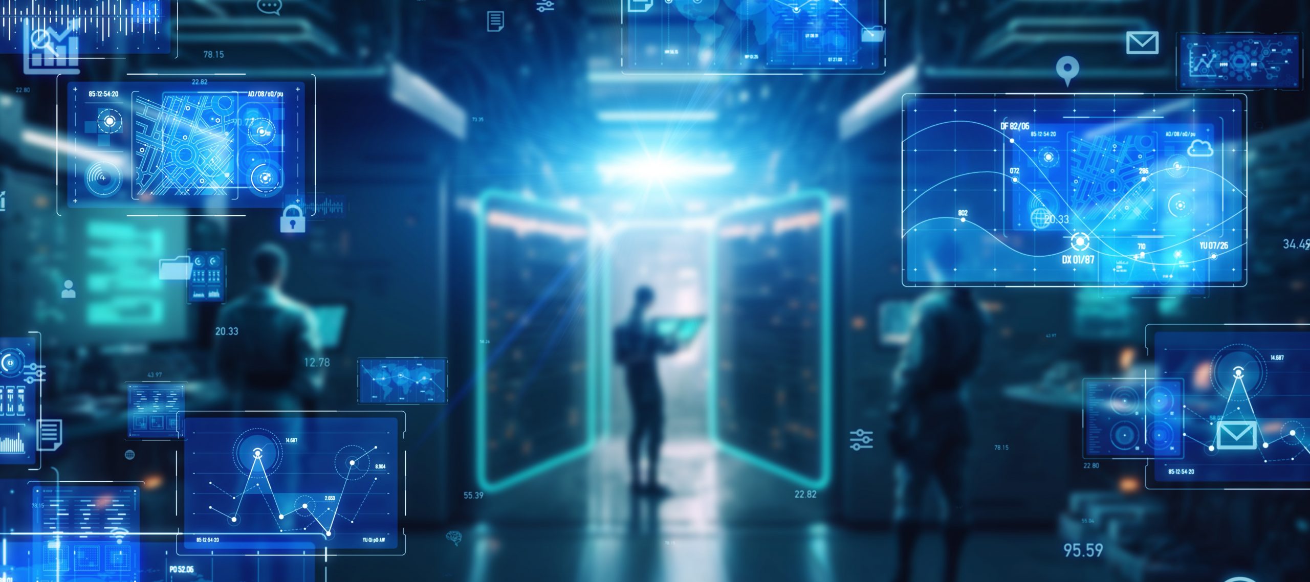 Data,Center,And,Digital,Technology,Concept.,Communication,Network.,Science,Technology.