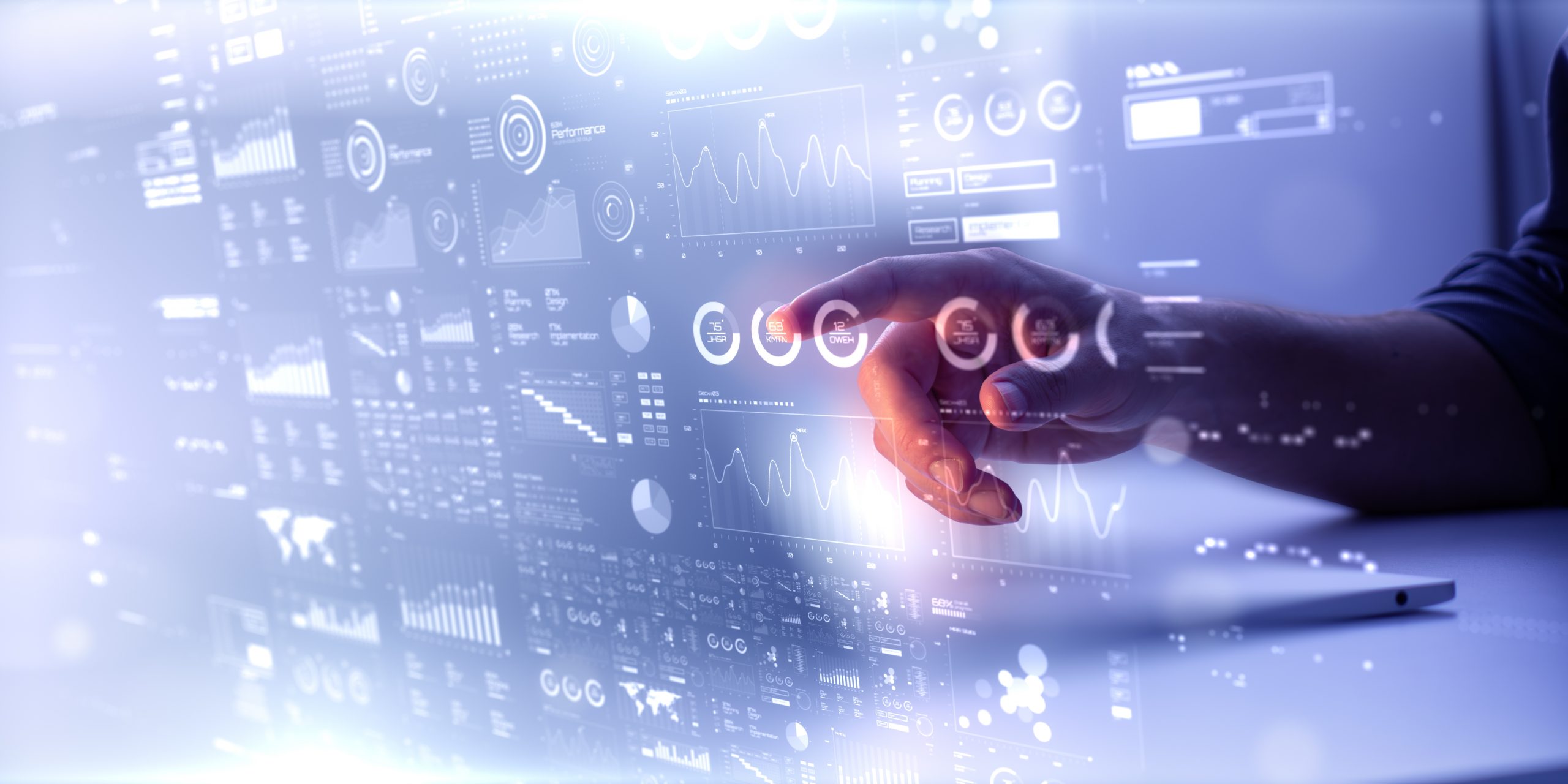 Businessman,Using,Futuristic,User,Interface,With,Virtual,Data,Analytics.,Innovative